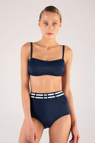 Shikoo Swimwear-Lacivert Kemerli Bikini Takımı-Bikini & Mayo-1-Milagron.com