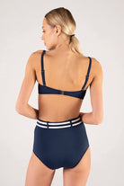 Shikoo Swimwear-Lacivert Kemerli Bikini Takımı-Bikini & Mayo-2-Milagron.com