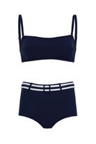 Shikoo Swimwear-Lacivert Kemerli Bikini Takımı-Bikini & Mayo-3-Milagron.com