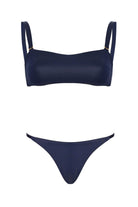 Shikoo Swimwear-Lacivert Straplez Bikini Takımı-Bikini & Mayo-3-Milagron.com