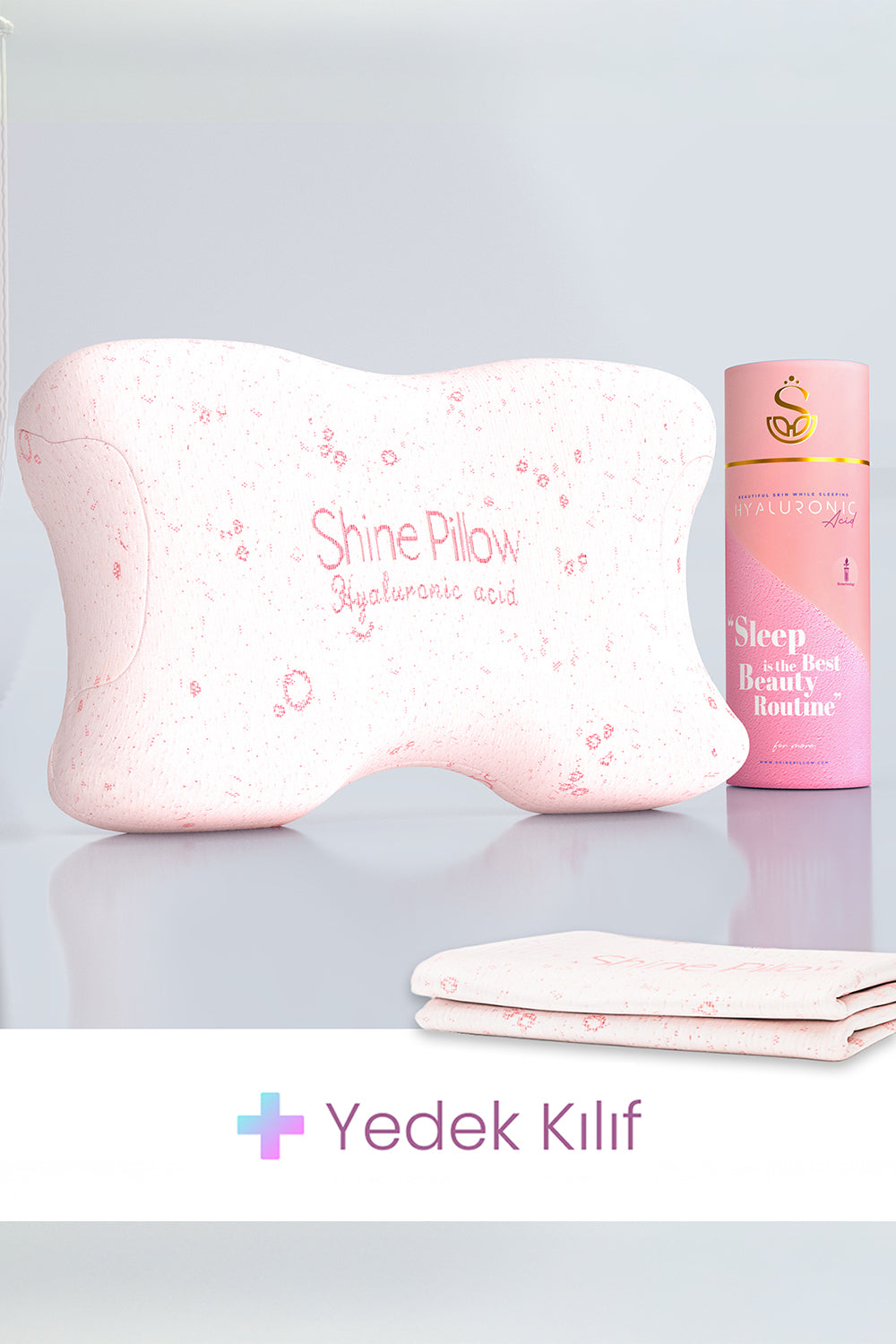Kırışıklık Önleyici Ortopedik Güzellik Yastığı + Yedek Kılıf (hylauronik Asit İçerikli) - 0