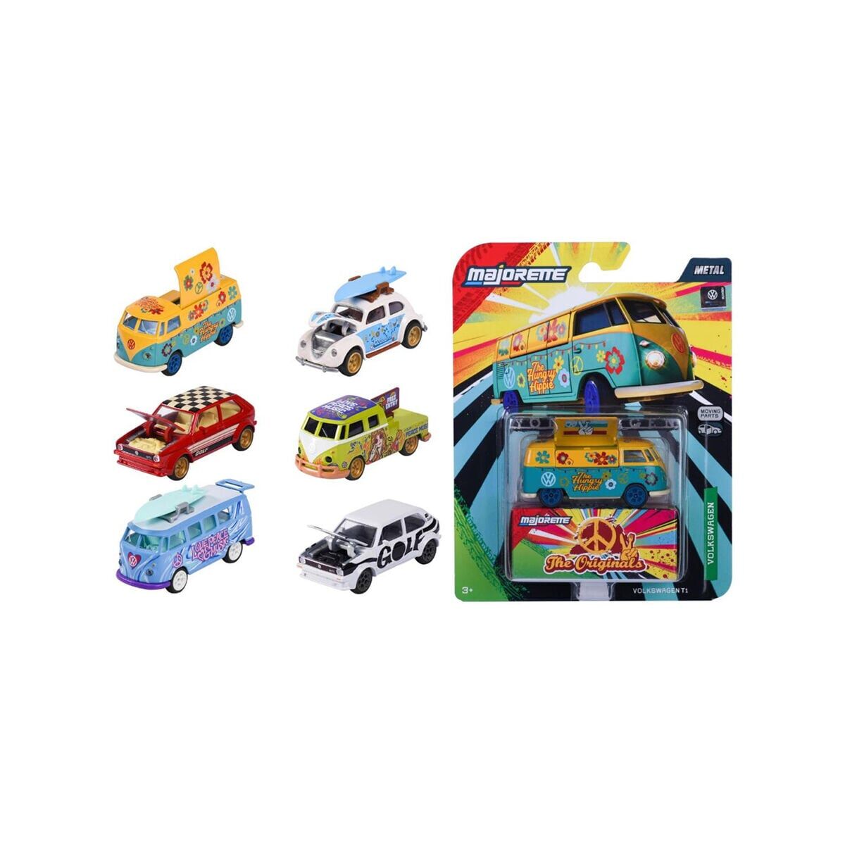 8504101000 Volkswagen Deluxe Cars 6-Asst(Belirtilen Fiyat, Tekli Satış Için Adet Fiyatıdır.)