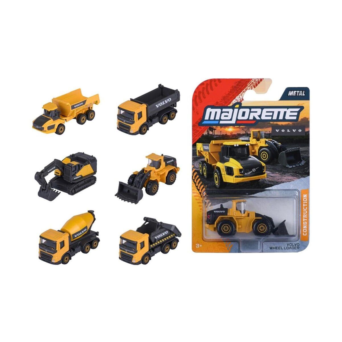 8503100000 Majorette Volvo İNşaat Araçları 1:64 Premium Metal Araç 6 Asorti (Belirtilen Fiyat, Tekli Satış Için Adet Fiyatıdır)