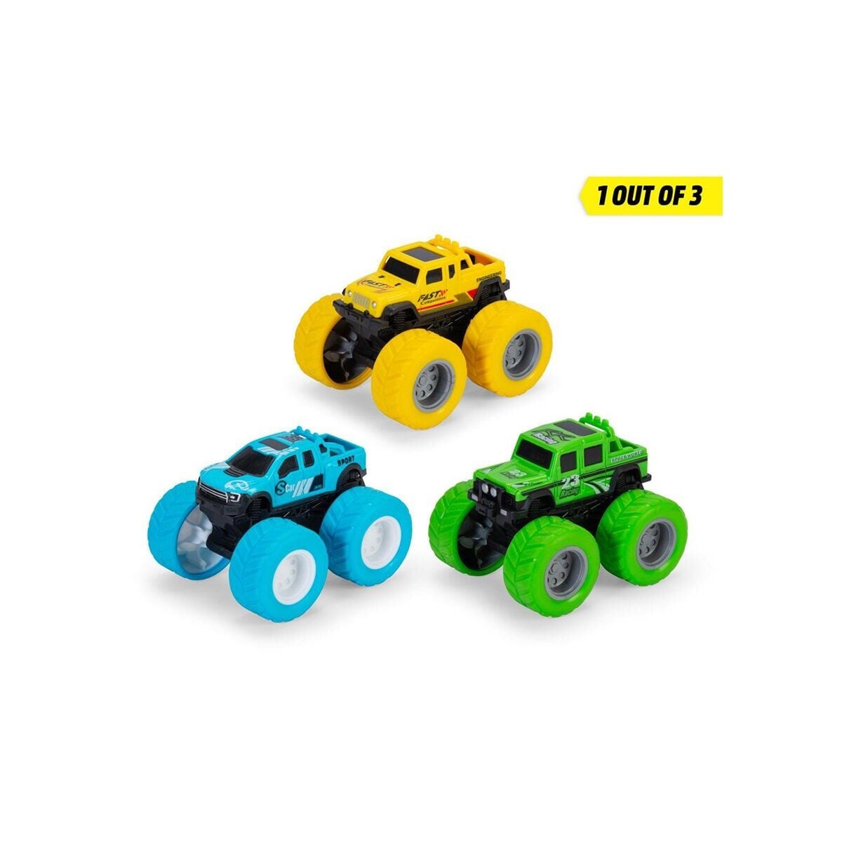 203761002 Monster Trucks 3-Asst