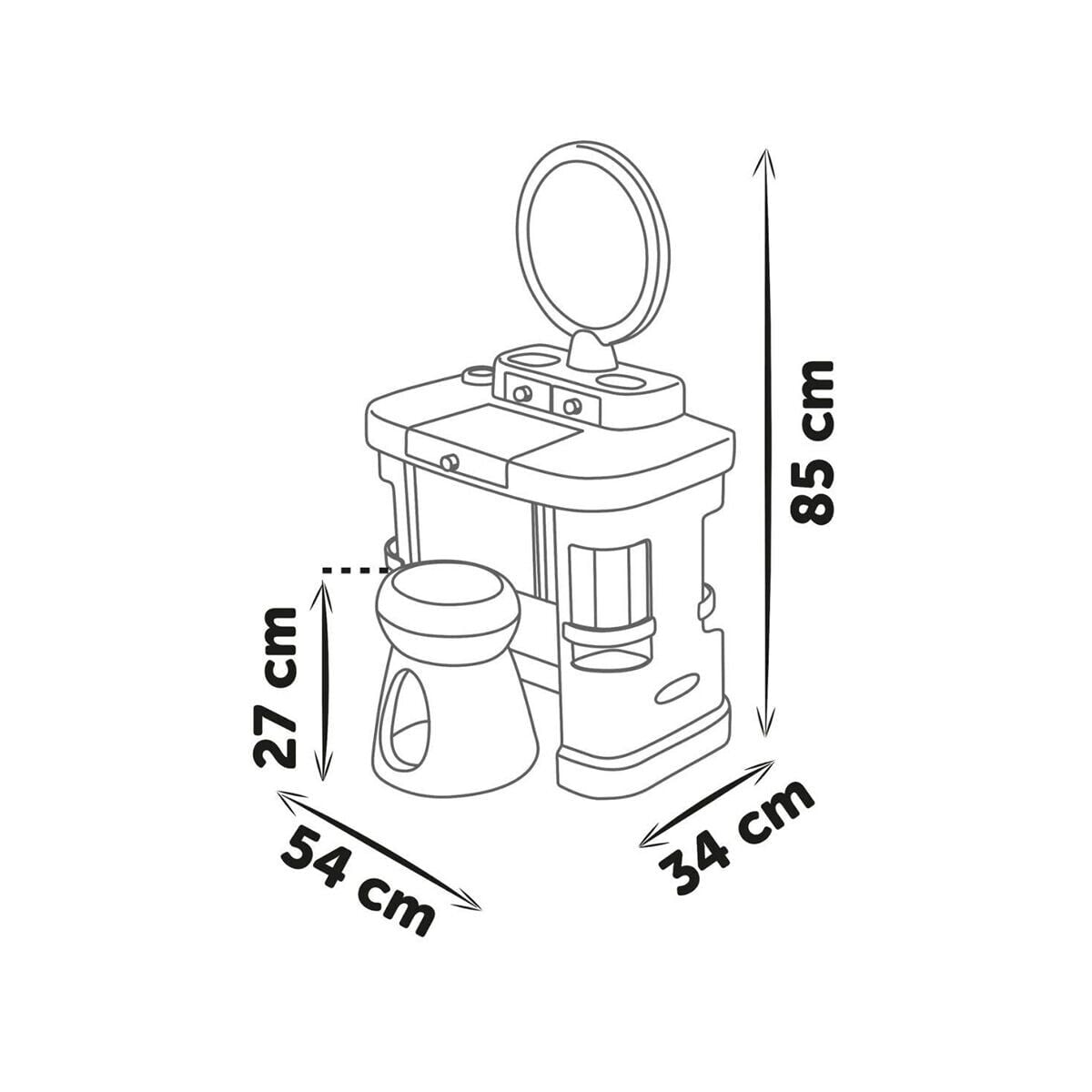 7600320249 My Beauty DressiNg Table