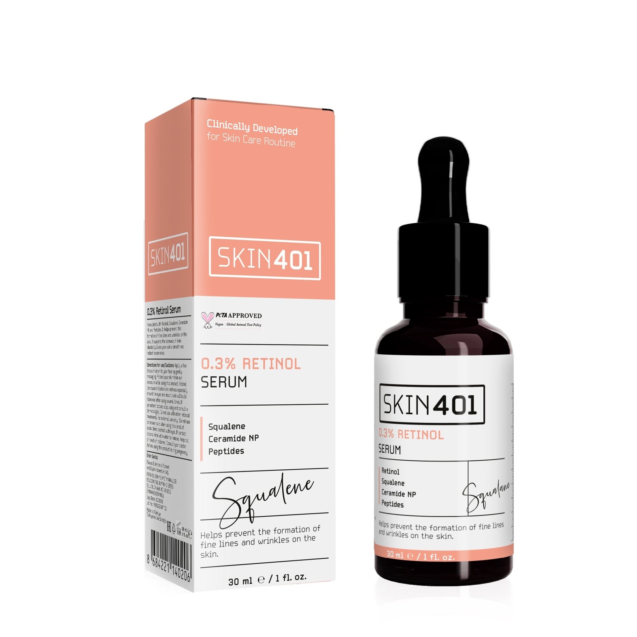  0.3% Retinol Firm & Renew Serum 30 Ml