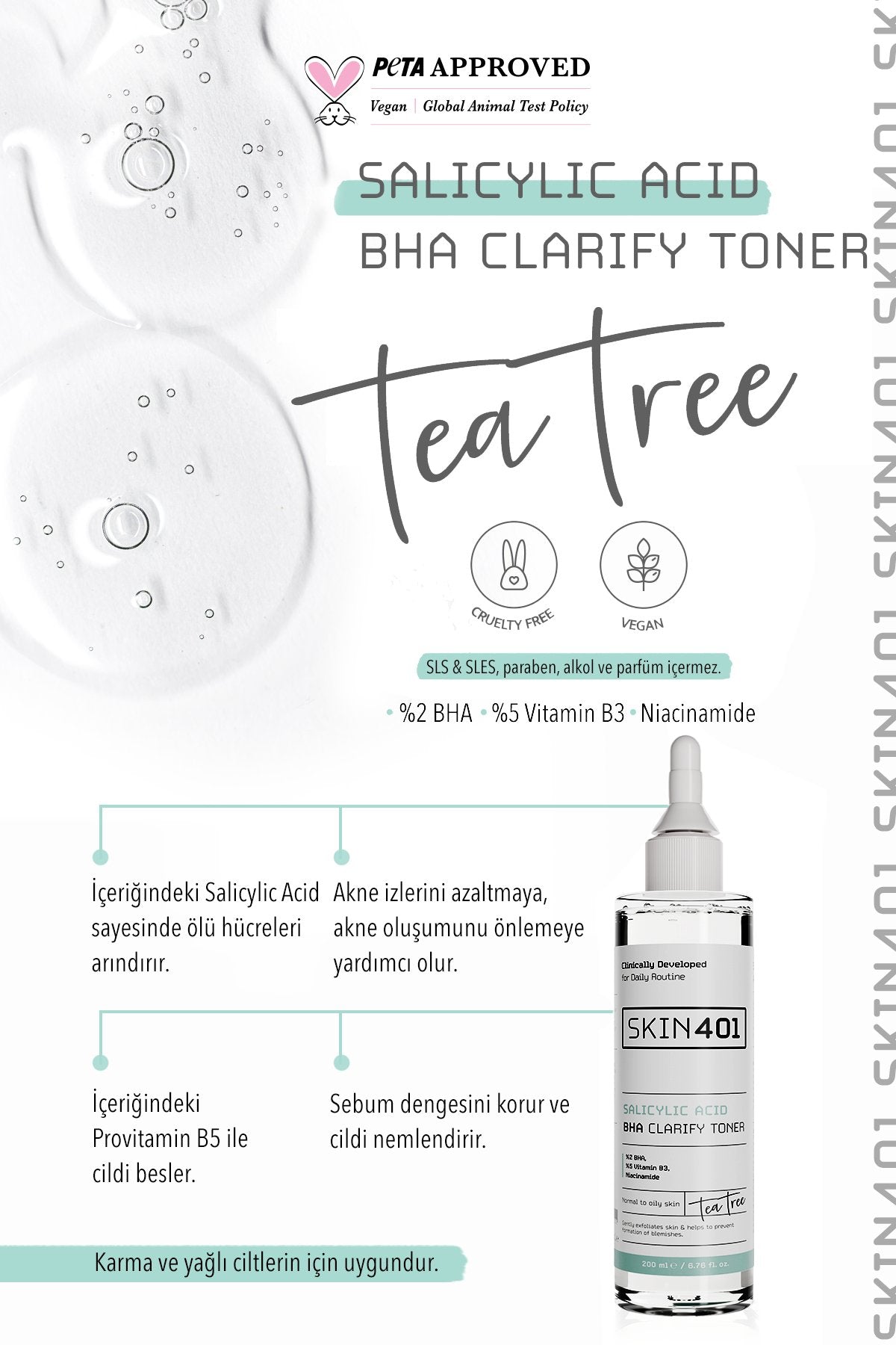 2% Salicylic Acid Bha Clarify Toner 200 Ml