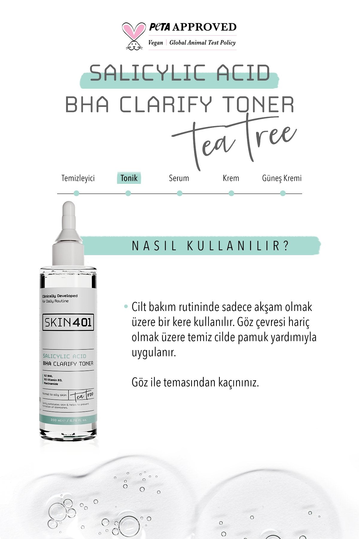  2% Salicylic Acid Bha Clarify Toner 200 Ml