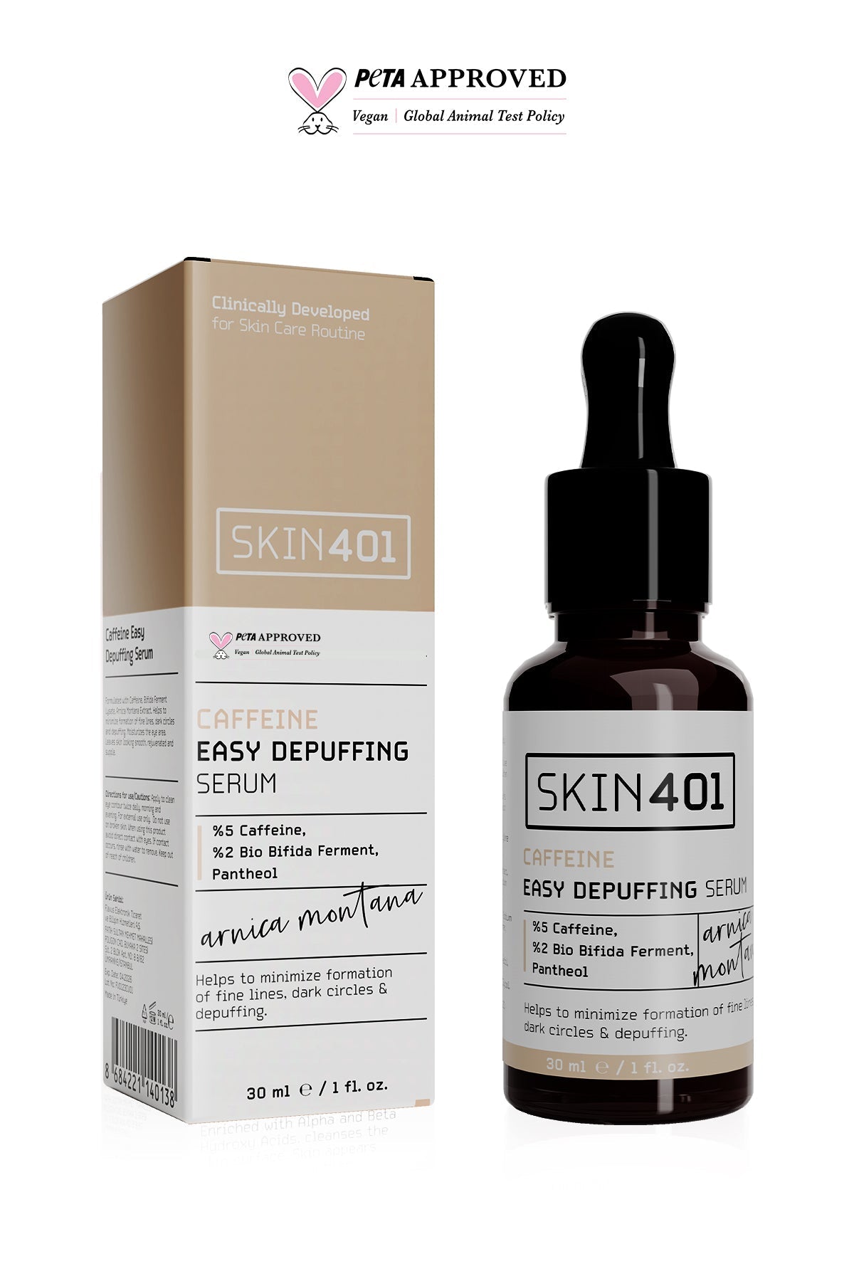  5% Caffein Easy Depuffing Serum 30 Ml