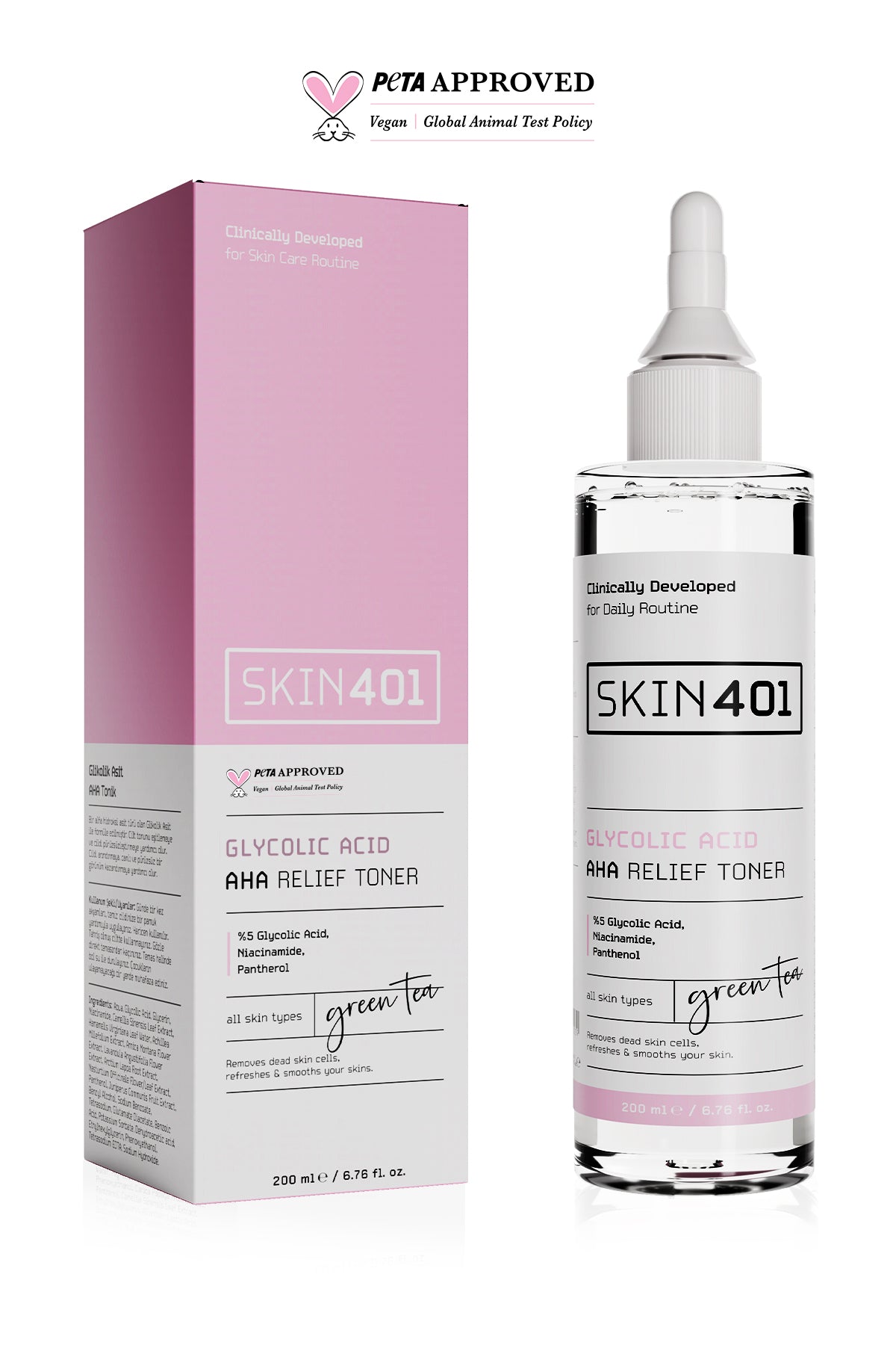  %5 Glycolic Acid Aha Relief Toner 200 Ml