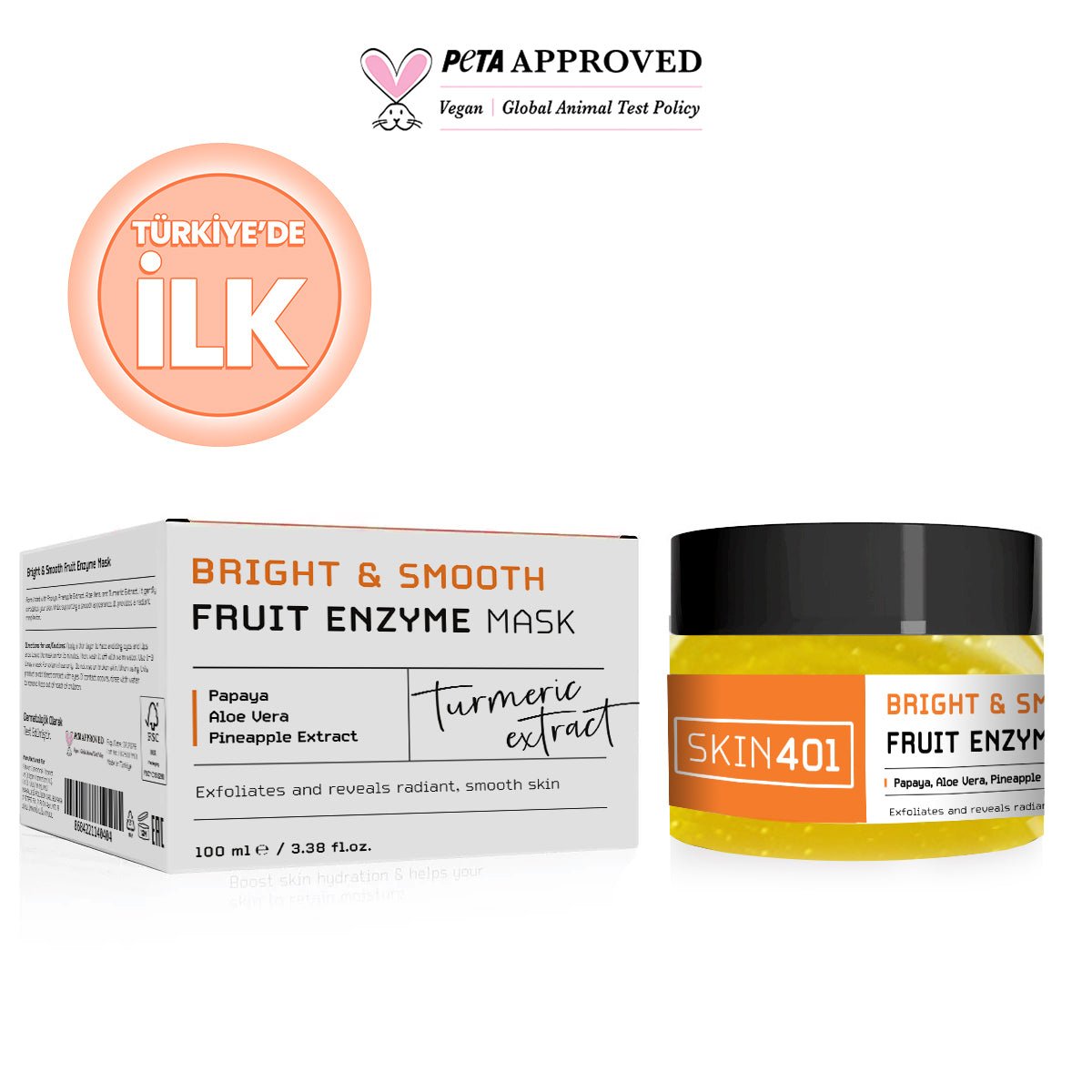  Bright & Smooth Fruit Enzyme Mask 100Ml