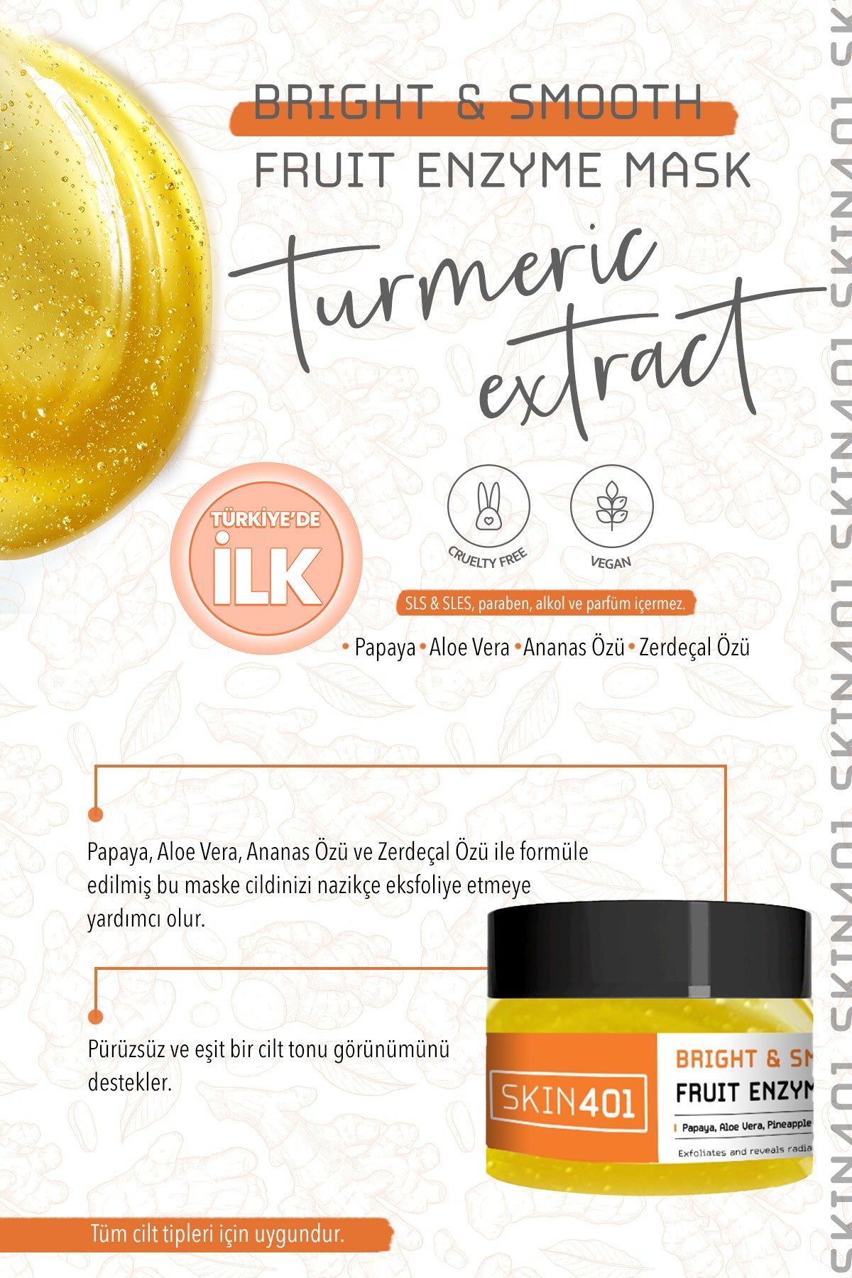  Bright & Smooth Fruit Enzyme Mask 100Ml