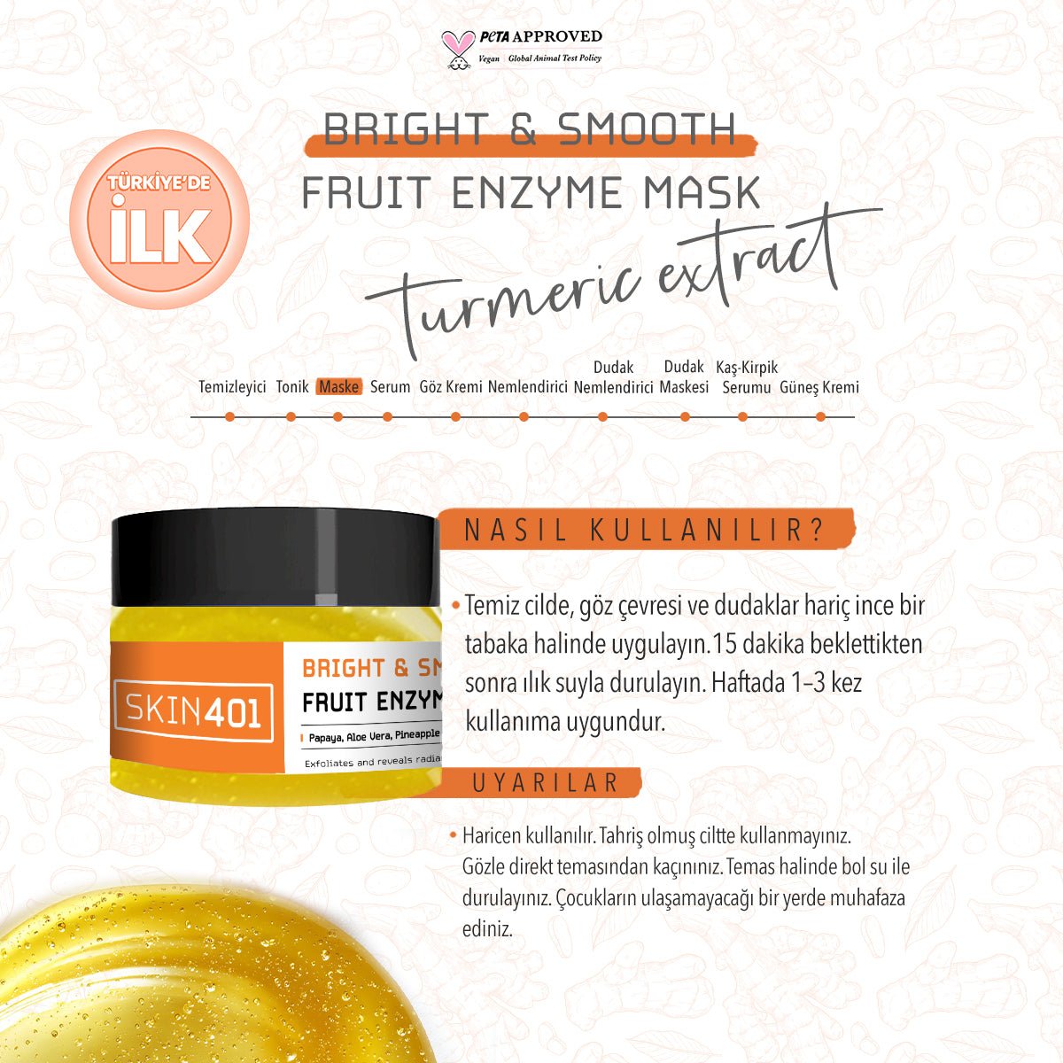  Bright & Smooth Fruit Enzyme Mask 100Ml