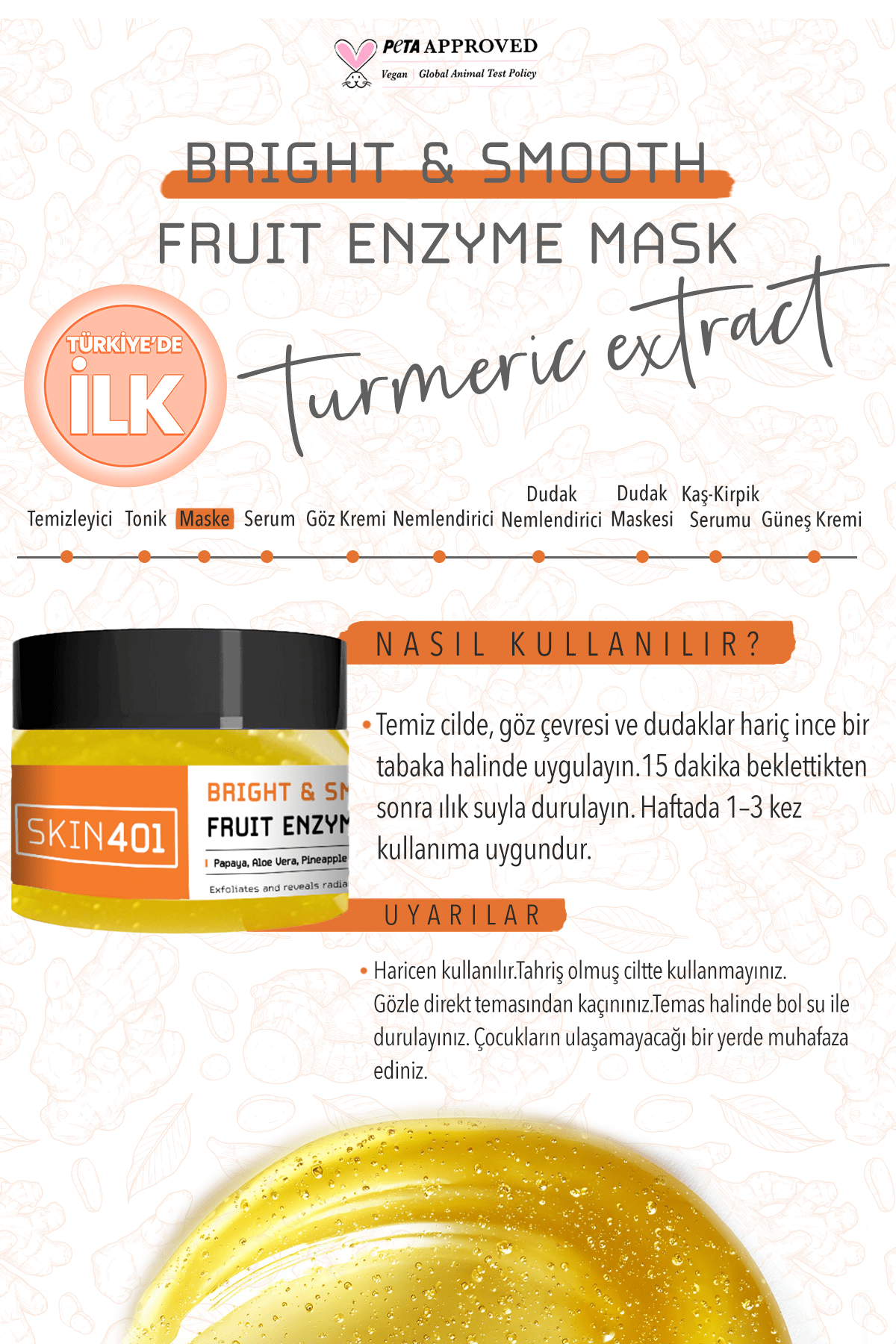  Bright & Smooth Fruit Enzyme Mask 100Ml