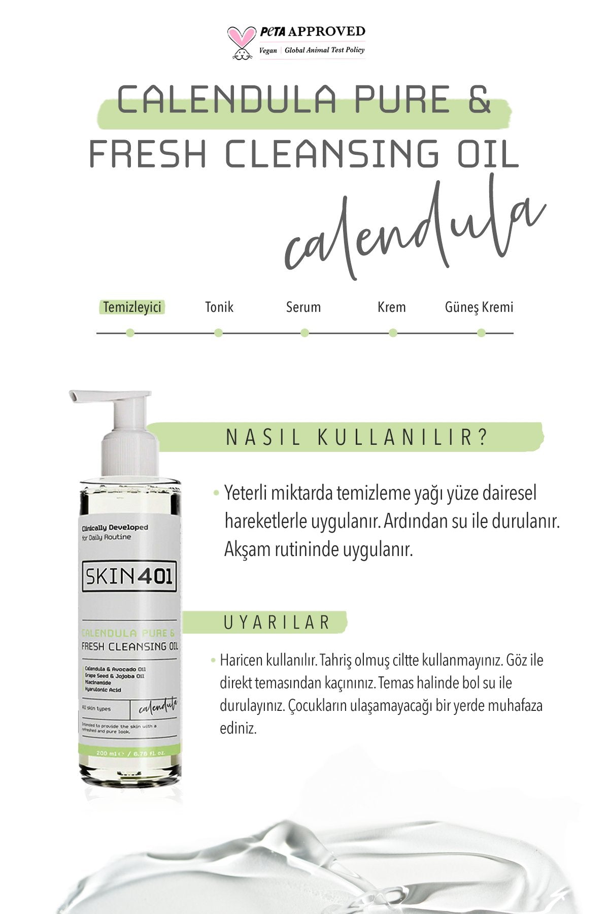 Calendula Pure & Fresh Cleansing Oil 200 Ml