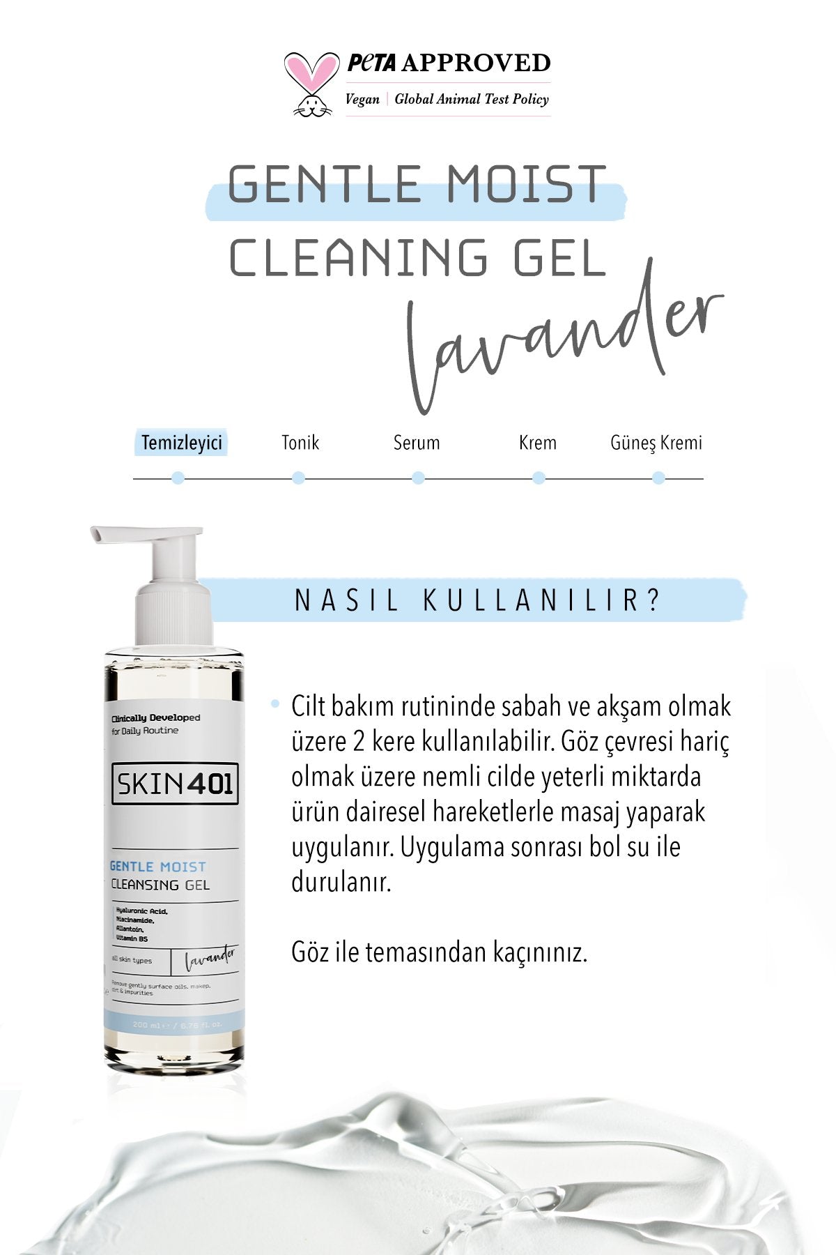  Gentle Moist Cleansing Gel 200 Ml