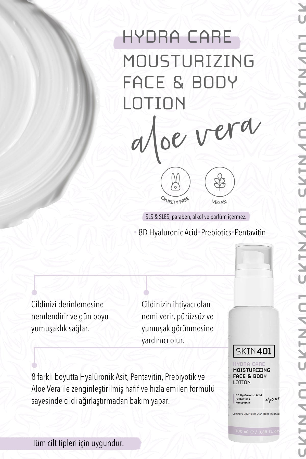  Hydra Care Moisturizing Face & Body Cream