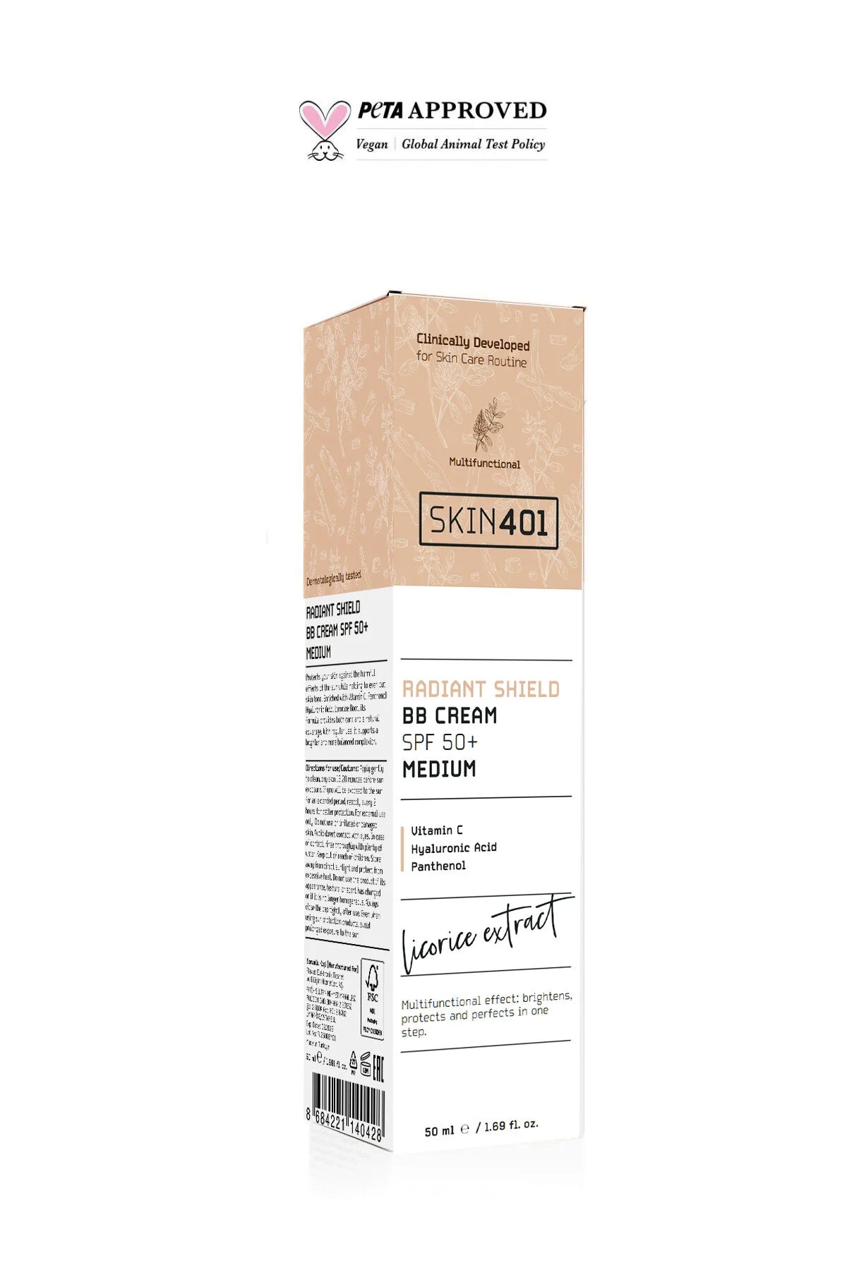 Multi-Fonksiyonel Aydınlatıcı Bb Krem Spf 50+ / Orta Cilt Tonu 50Ml (Medium Tone)