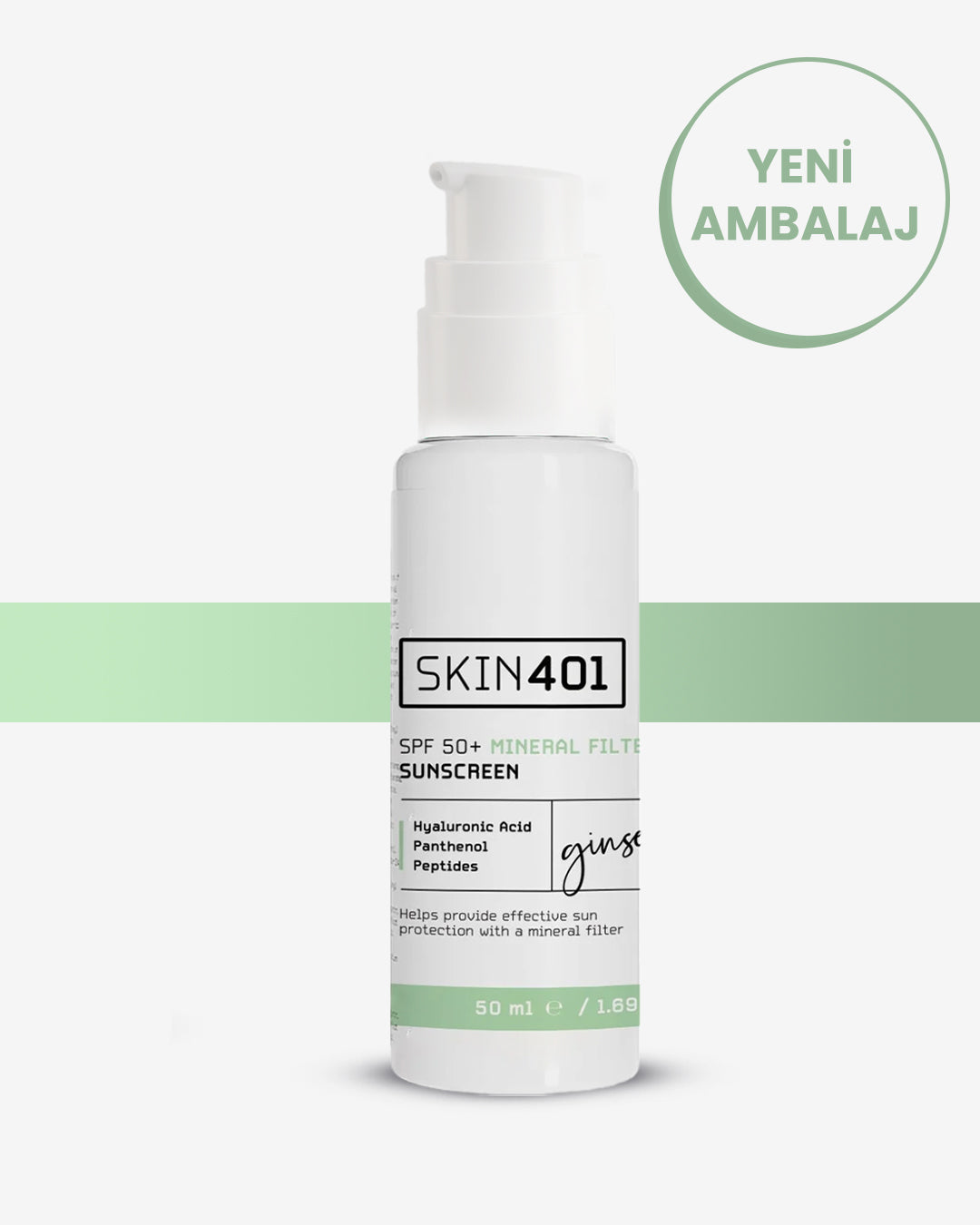  Spf 50+ Mineral Filter Sunscreen Mineral Filtre Güneş Kremi 50 Ml
