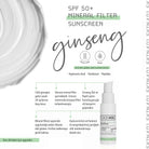  Spf 50+ Mineral Filter Sunscreen Mineral Filtre Güneş Kremi 50 Ml