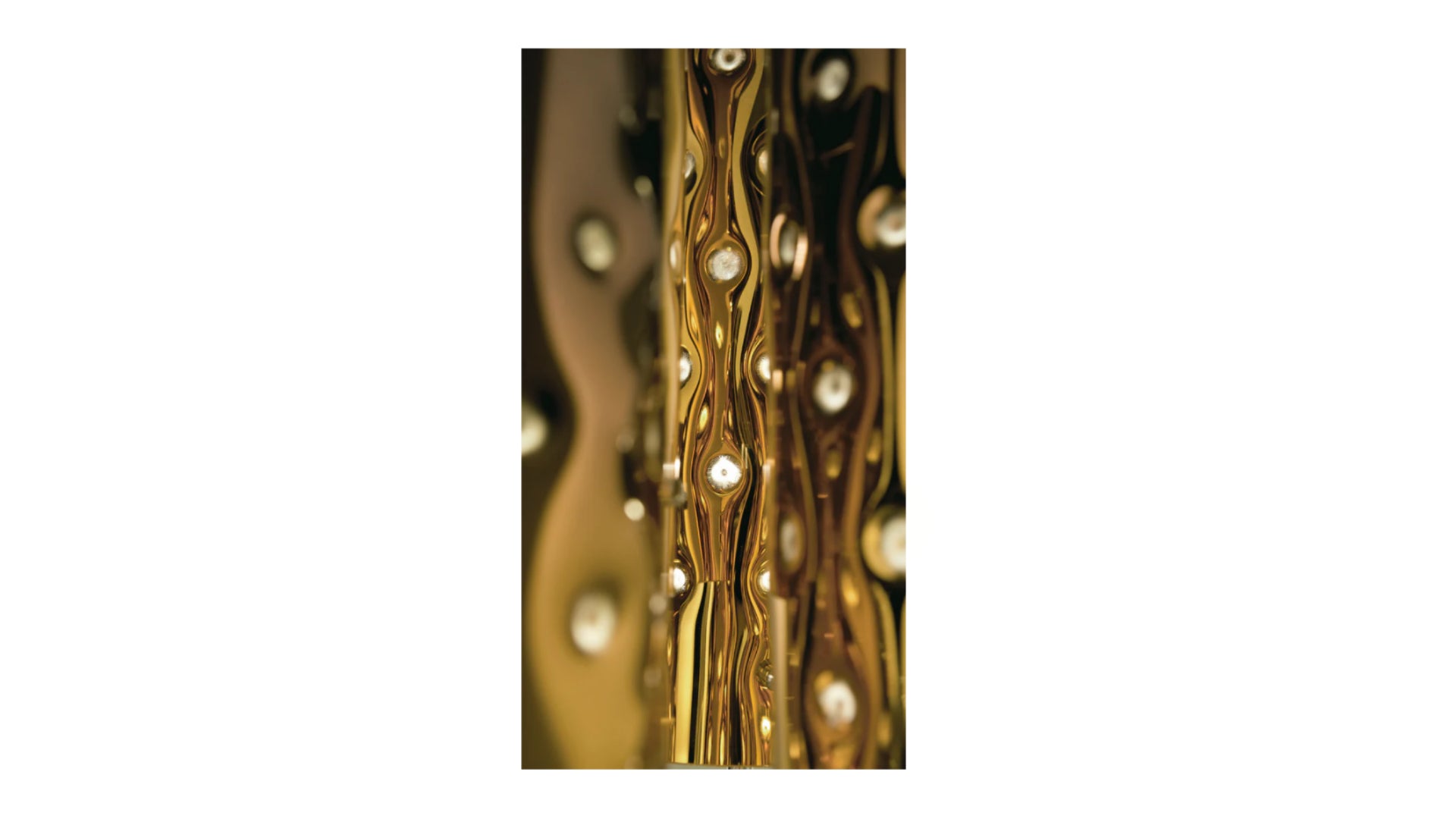 Dimple Trio Sarkit 3L Gold Ø135X33 Cm E27 Led 3X8W