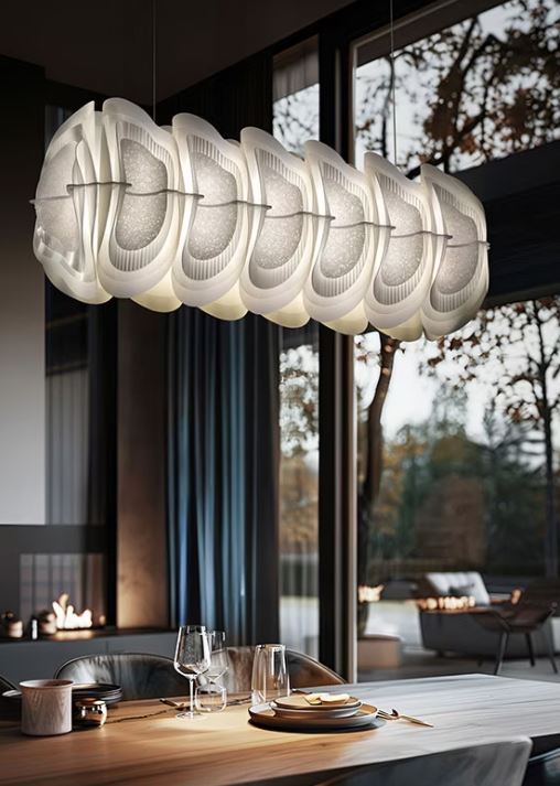 Fiordlys Linear Sarkit Beyaz Ø90X26Xh33 Cm Led 30W