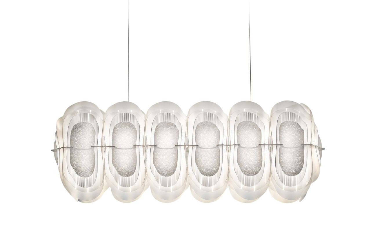 Fiordlys Linear Sarkit Beyaz Ø90X26Xh33 Cm Led 30W