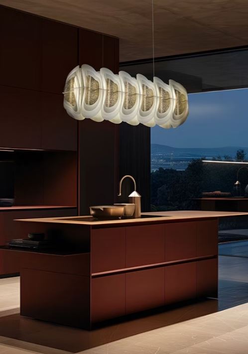 Fiordlys Linear Sarkit Gold Ø90X26Xh33 Cm Led 30W