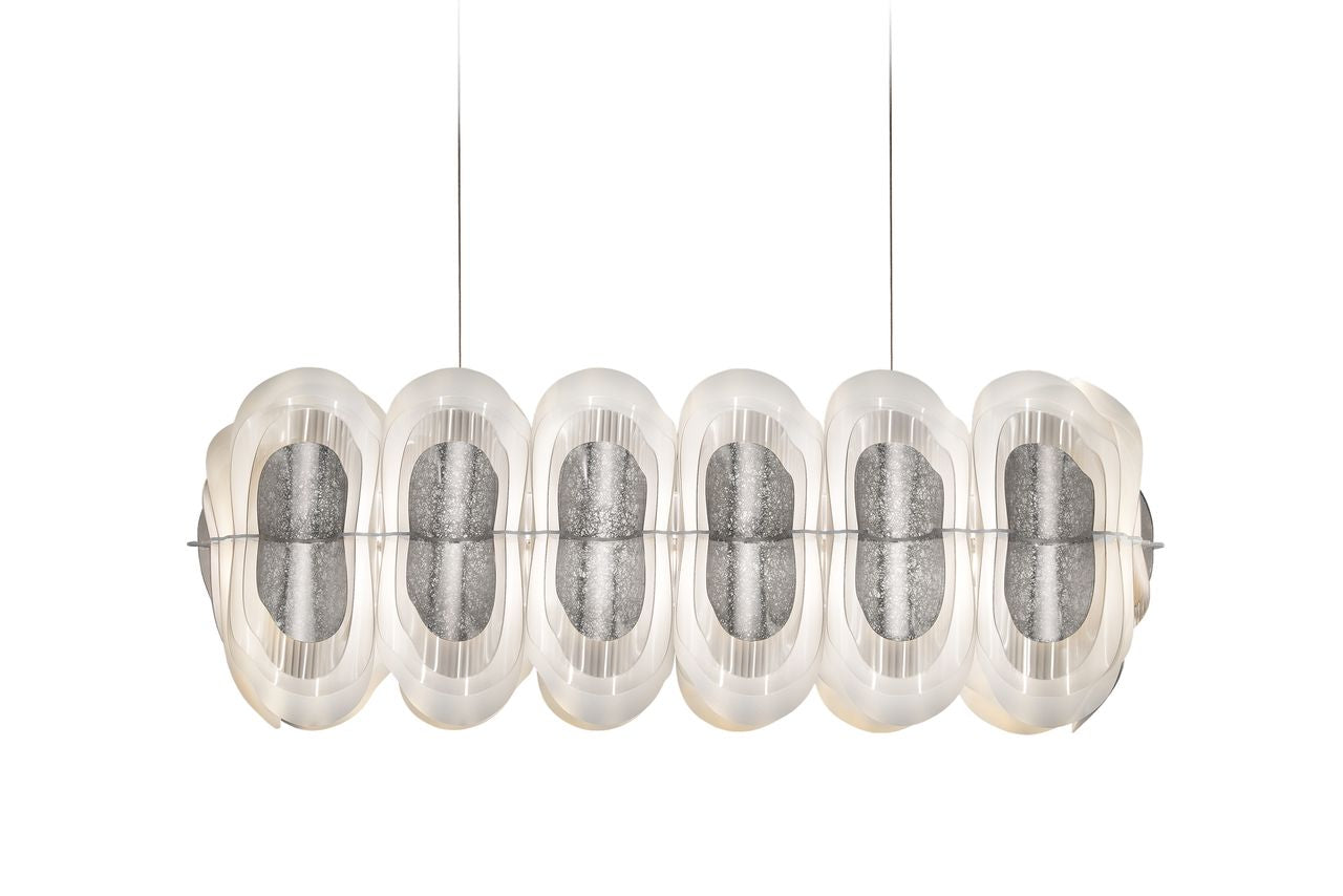 Fiordlys Linear Sarkit Silver Ø90X26Xh33 Cm Led 30W