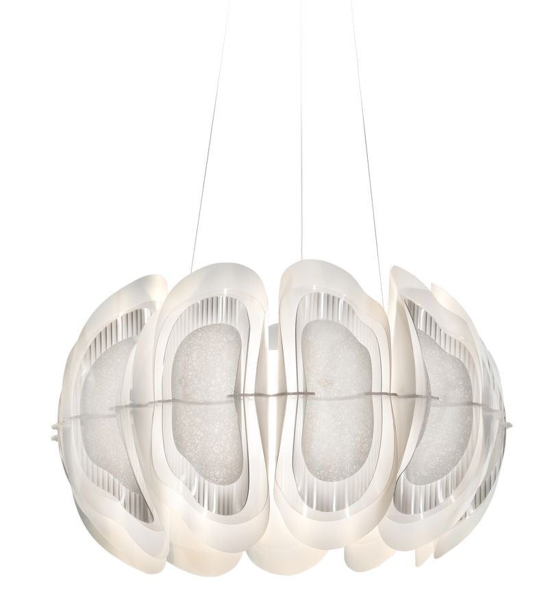 Fiordlys Round Sarkit Beyaz Ø56X33 Cm Led 36W