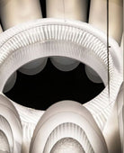 Fiordlys Round Sarkit Beyaz Ø56X33 Cm Led 36W