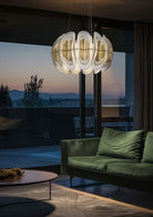 Fiordlys Round Sarkit Gold Ø56X33 Cm Led 36W