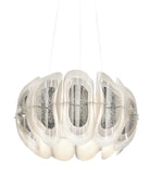 Fiordlys Round Sarkit Silver Ø56X33 Cm Led 36W