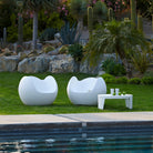 Blos Beyaz Sallanan Koltuk