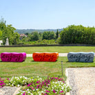 Slide-Enjoy Balkabağı Turuncusu Bench-Puf-2-Milagron.com