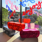 Slide-Enjoy Kırmızı Bench-Puf-2-Milagron.com