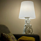 Slide-Lady Of Love Beyaz Masaüstü Aydınlatması-Masa Lambası-2-Milagron.com