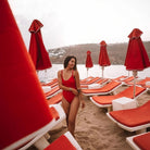 Low Lita Beyaz Şezlong
