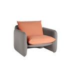 Slide-Mara Dış Mekan Gri Örgü Gövde, Balkabağı Turuncu Minderli Koltuk-Koltuk & Berjer-1-Milagron.com