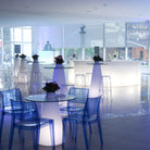 Slide-Peak Işıklı Beyaz Bistro Masa H:120cm-Masa-7-Milagron.com