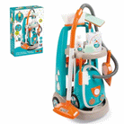 Smoby-7600330316 Smoby Temizlik Arabası Ve Elektrikli Süpürgesi Oyun Seti-Meslek Setleri-1-Milagron.com