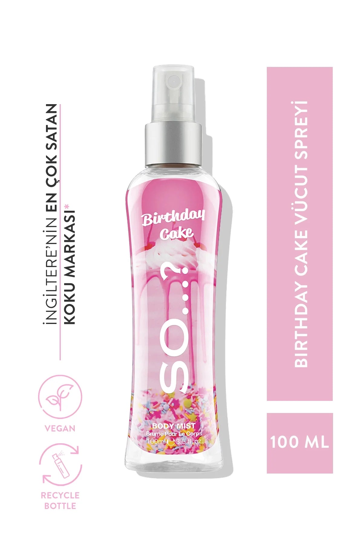 So...? Birthday Cake Vücut Spreyi 100 ML