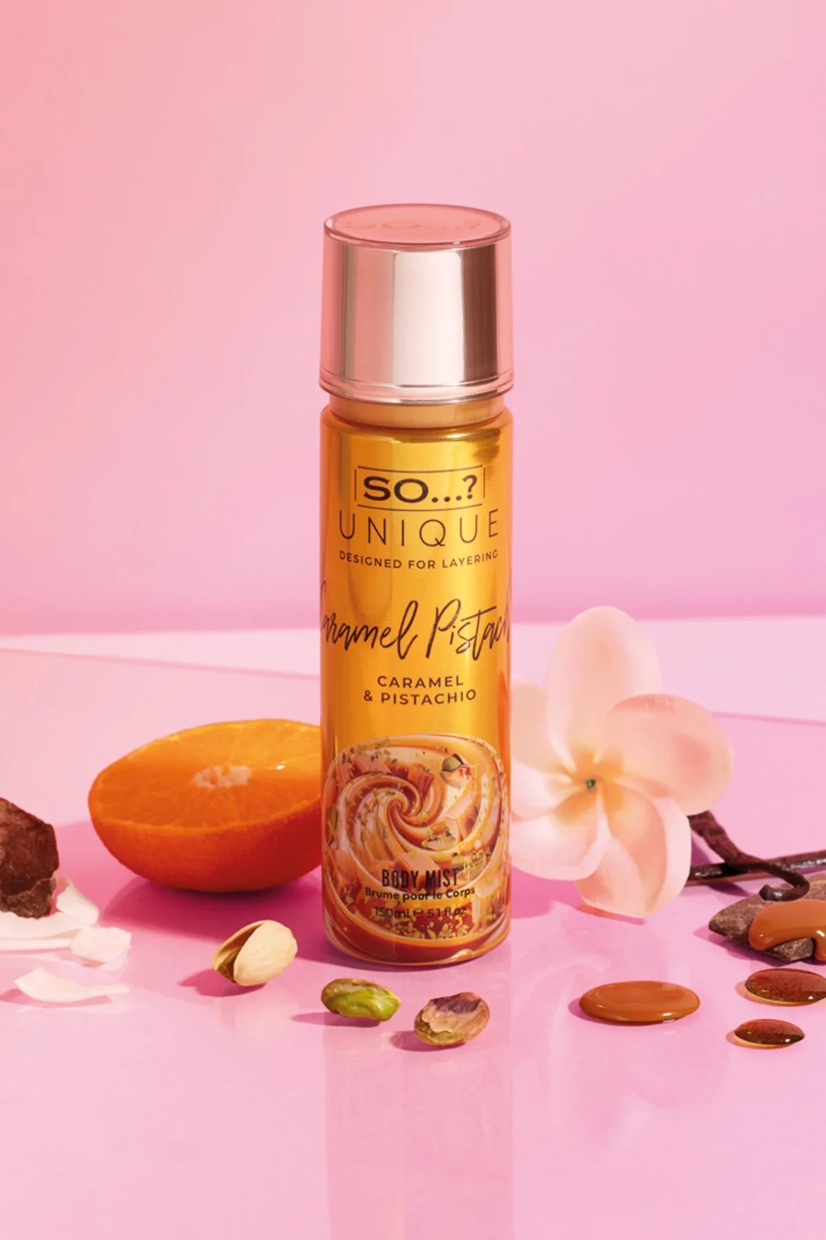 So...? Unique Caramel Pistachio Vücut Spreyi 150 ml
