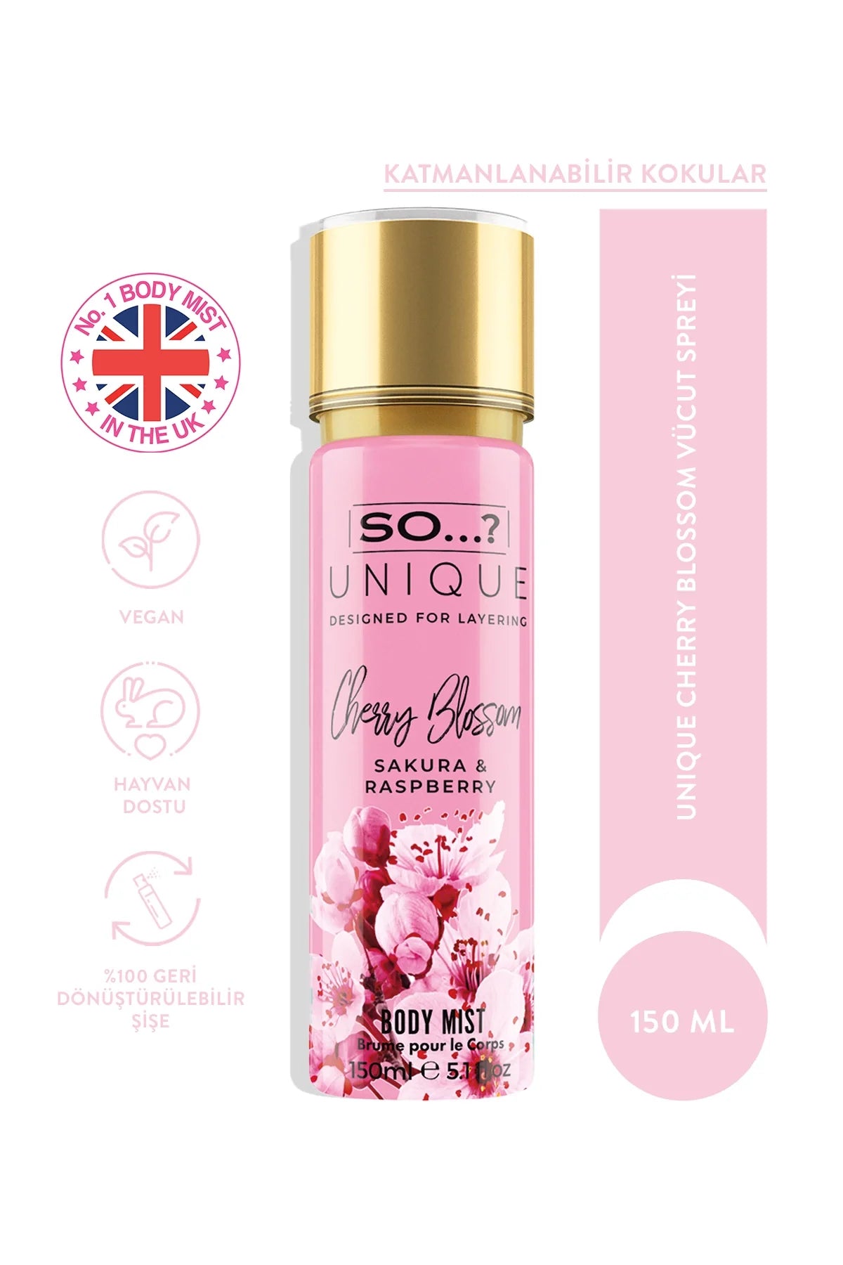 So…? Unique Cherry Blossom Vücut Spreyi 150ml