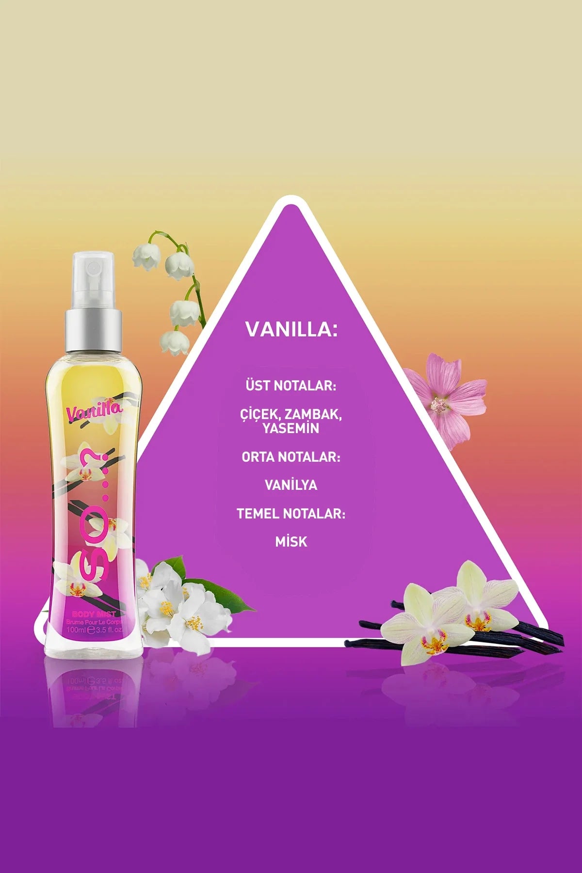 So...? Vanilla Vücut Spreyi 100ml