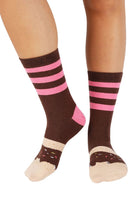 Socks + Stuff-Chocolate Glazed Donut Çorap-Çorap-2-Milagron.com