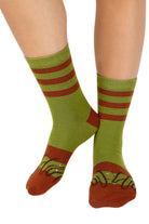 Socks + Stuff-Pistachio Swirl Donut Socks-Çorap-2-Milagron.com