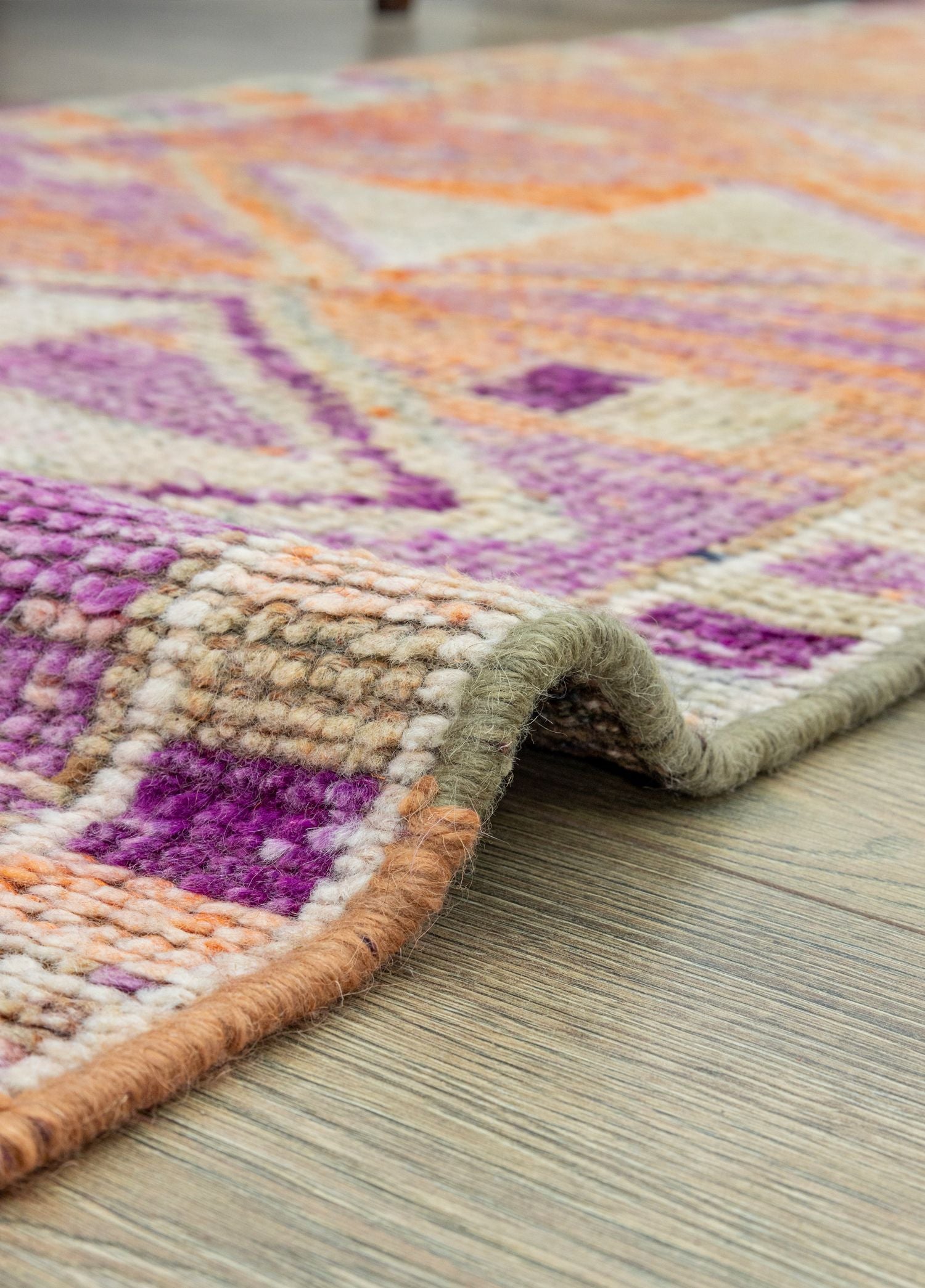 Soho Antiq-Abek Renkli El Dokuma Yün Herki Yolluk 73x318 Cm-Halı-5-Milagron.com