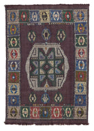 Soho Antiq-Açelya Rustik El Dokuma Cicim Yün Kilim 120x168 Cm-Kilim-1-Milagron.com
