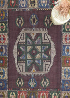 Soho Antiq-Açelya Rustik El Dokuma Cicim Yün Kilim 120x168 Cm-Kilim-3-Milagron.com